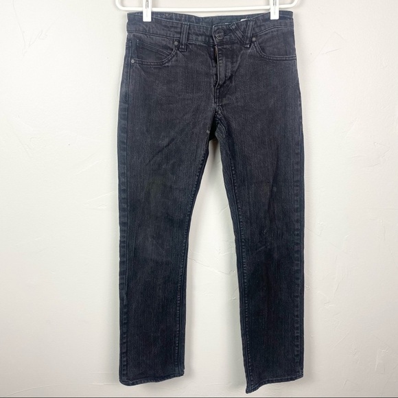 Volcom | Black Solver Modern Straight Jeans Size 28 - Picture 1 of 6
